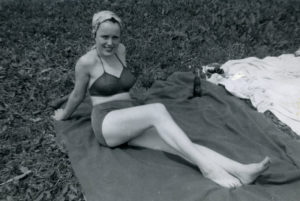 Betty Sunbathing 